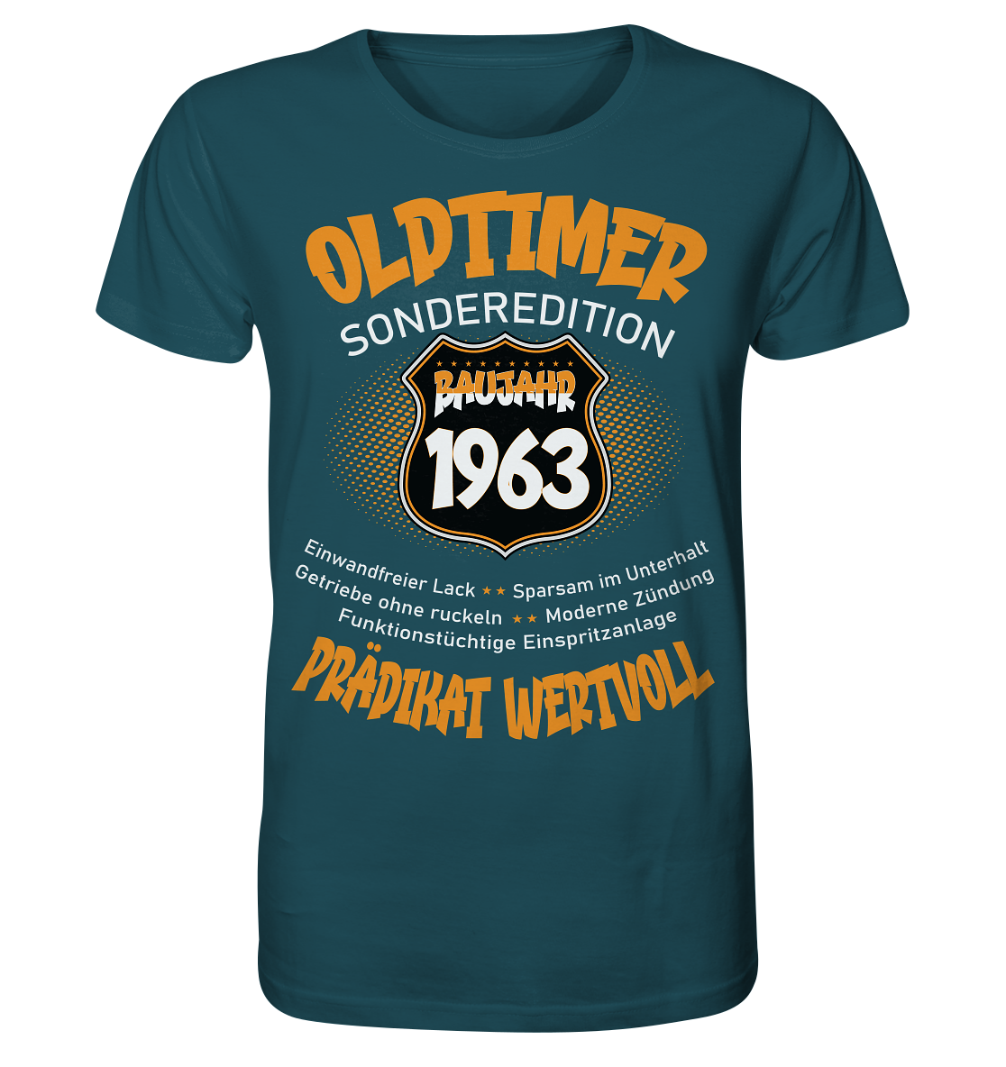 Oldtimer 1963 60.Geburtstag Sonderedition - Herren Premium Bio T-Shirt