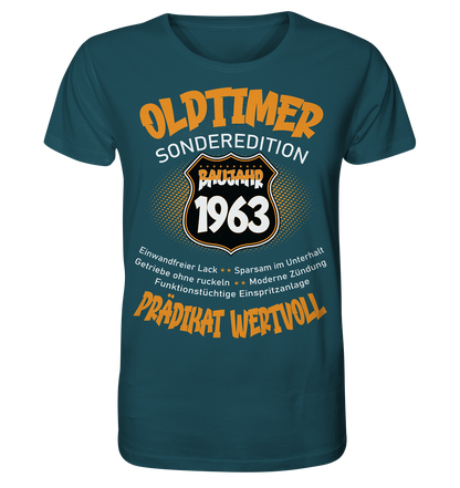 Oldtimer 1963 60.Geburtstag Sonderedition - Herren Premium Bio T-Shirt