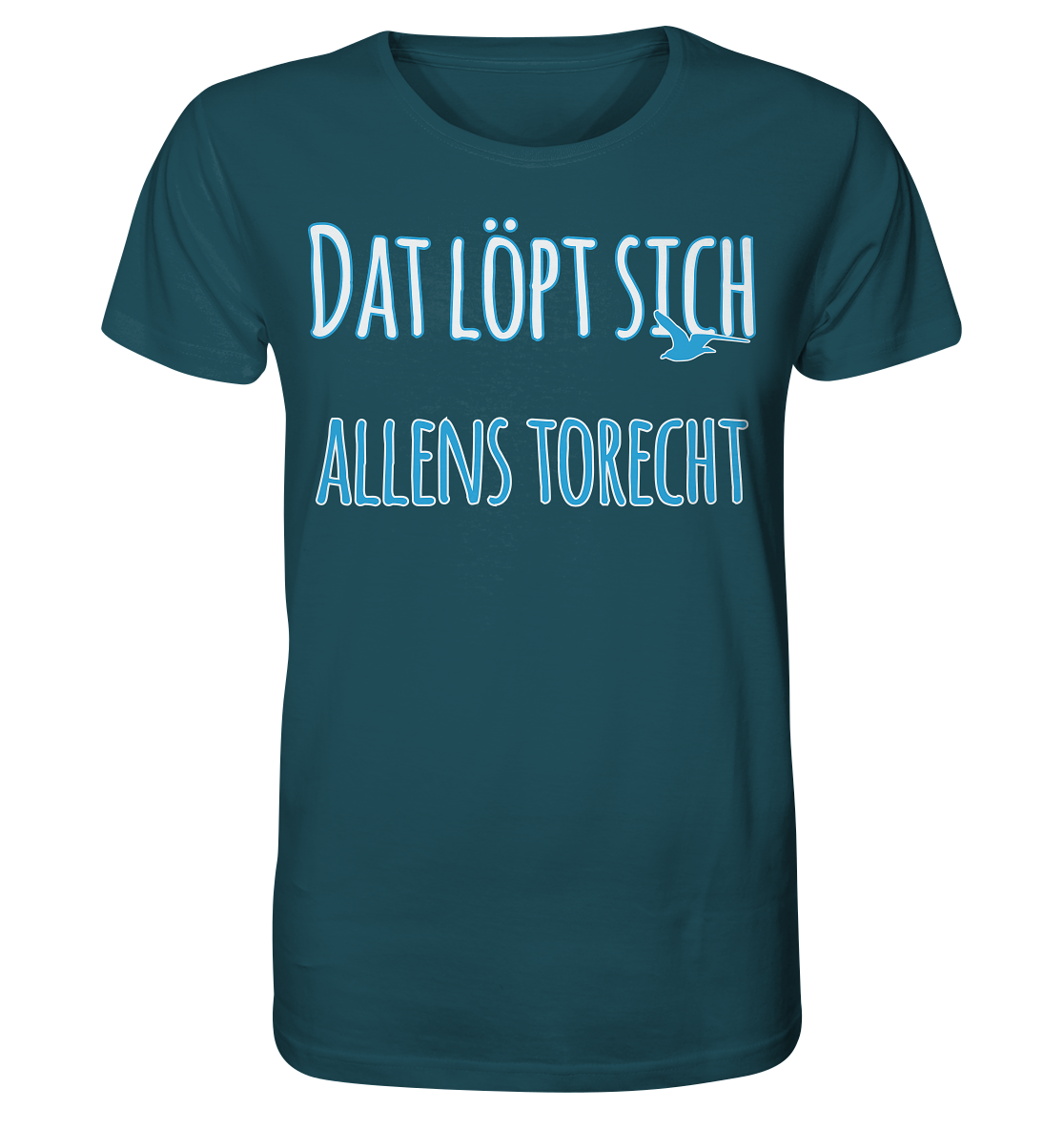 Dat löpt sich allens torecht - Herren Premium Bio T-Shirt