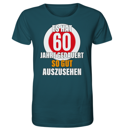 Es hat 60 Jahre gedauert 60. Geburtstag -Herren Premium Bio T-Shirt