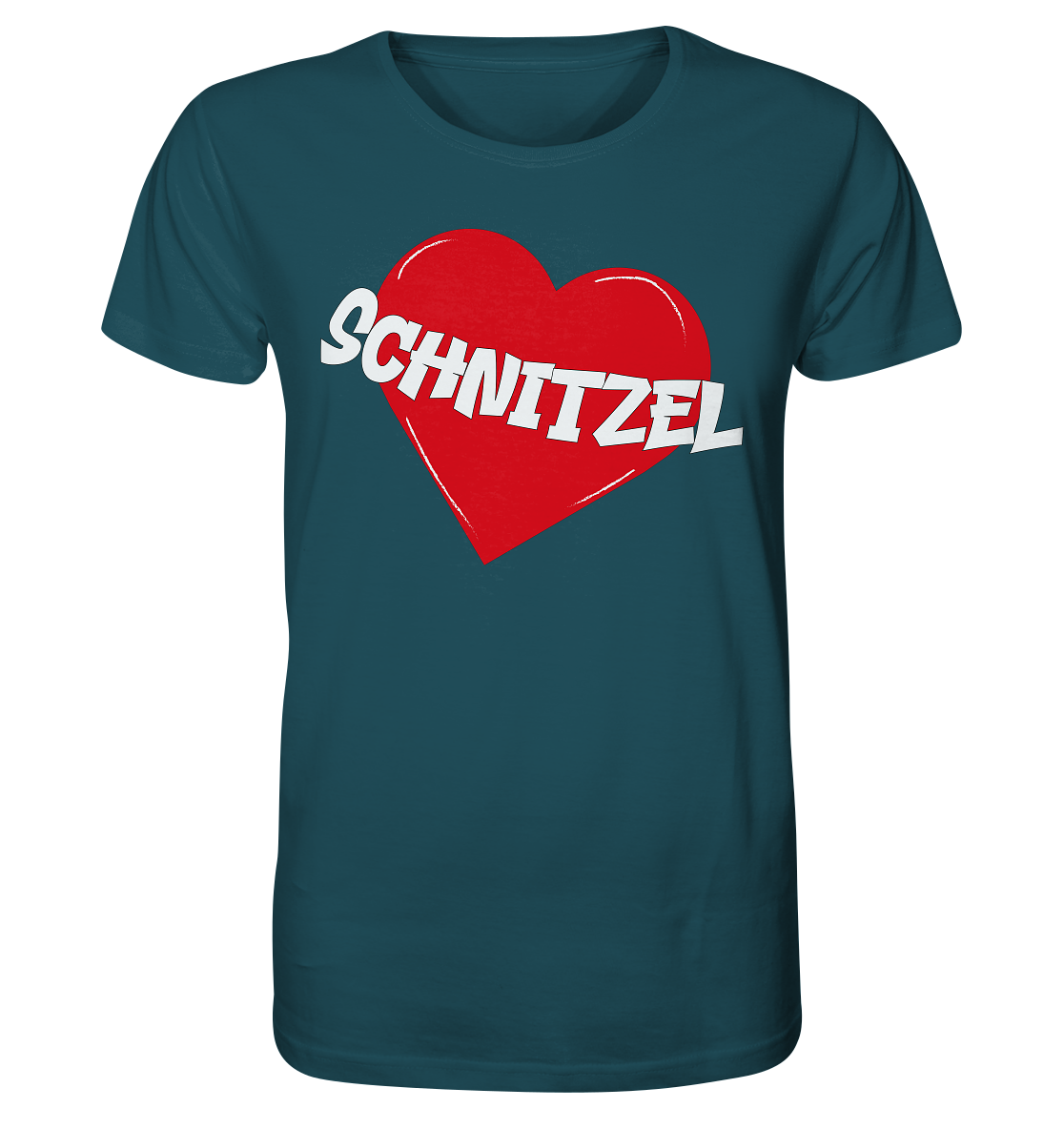 Schnitzel Herz - Herren Premium Bio T-Shirt