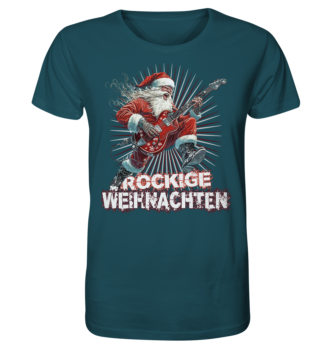 Rockige Weihnachten - Herren Premium Bio T-Shirt