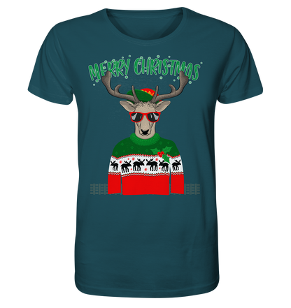 Merry Christmas Rentier - Herren Premium Bio T-Shirt