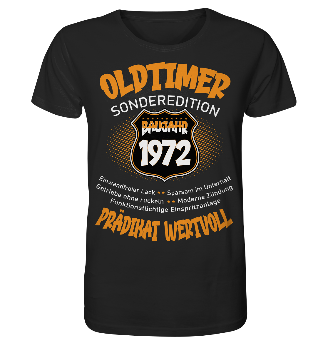 Oldtimer 1972 50.Geburtstag Sonderedition - Herren Premium Bio T-Shirt