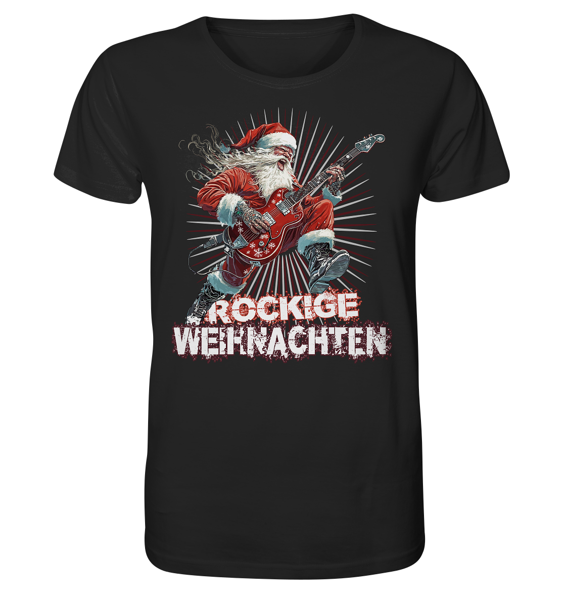 Rockige Weihnachten - Herren Premium Bio T-Shirt