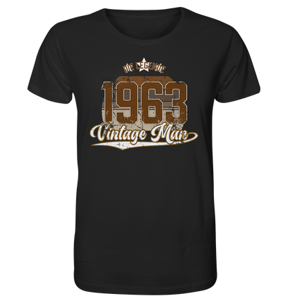 Vintage Man 1963 60.Geburtstag - Herren Premium Bio T-Shirt