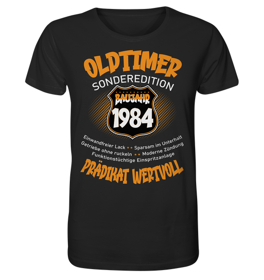 40 Geburtstag Oldtimer Baujahr 1984 - Herren Premium Bio Shirt