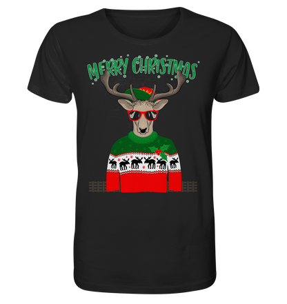 Merry Christmas Rentier - Herren Premium Bio T-Shirt