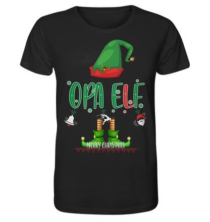 Opa Elf Weihnachten - Herren Premium Bio T-Shirt