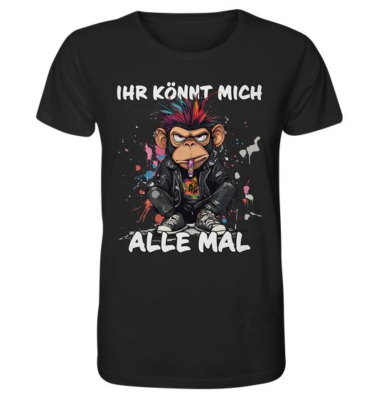 Ihr könnt mich alle mal Affe - Herren Premium Bio T-Shirt