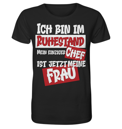 Ich bin im Ruhestand - Herren Premium Bio T-Shirt