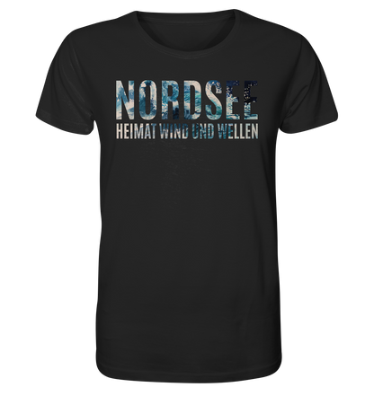 Nordsee Heimat Wind und Wellen - Herren Premium Bio T-Shirt