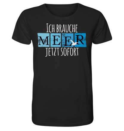 Ich brauche Meer jetzt sofort - Herren Premium Bio T-Shirt