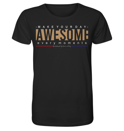 Make Your Day Awesome - Herren Premium Bio T-Shirt