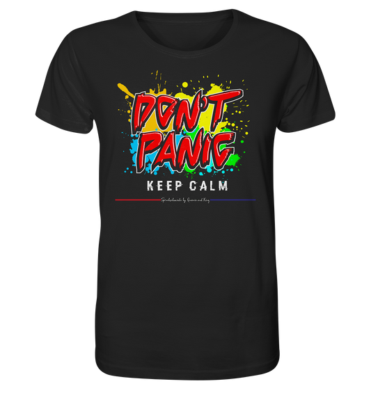 Don`t Panic - Herren Premium Bio T-Shirt