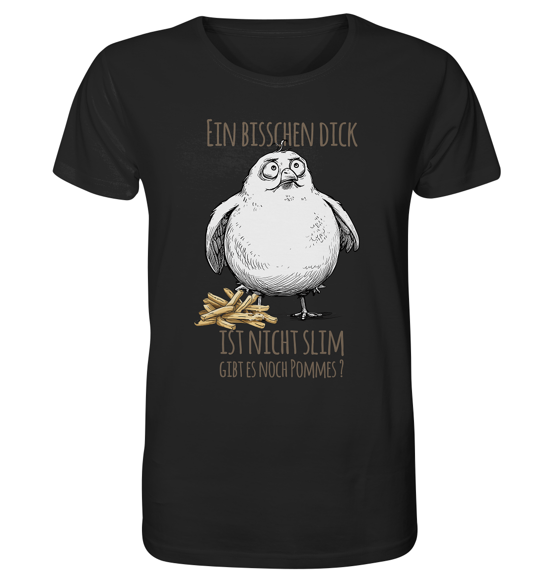 Möwe Ein bisschen dick ist nicht slim - Herren Premium Bio T-Shirt