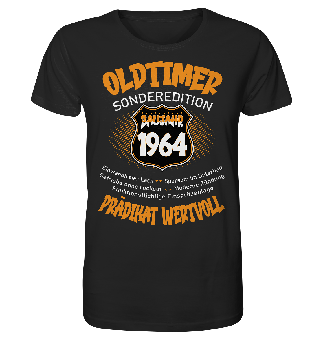 60 Geburtstag Oldtimer Baujahr 1964 - Herren Premium Bio T-Shirt