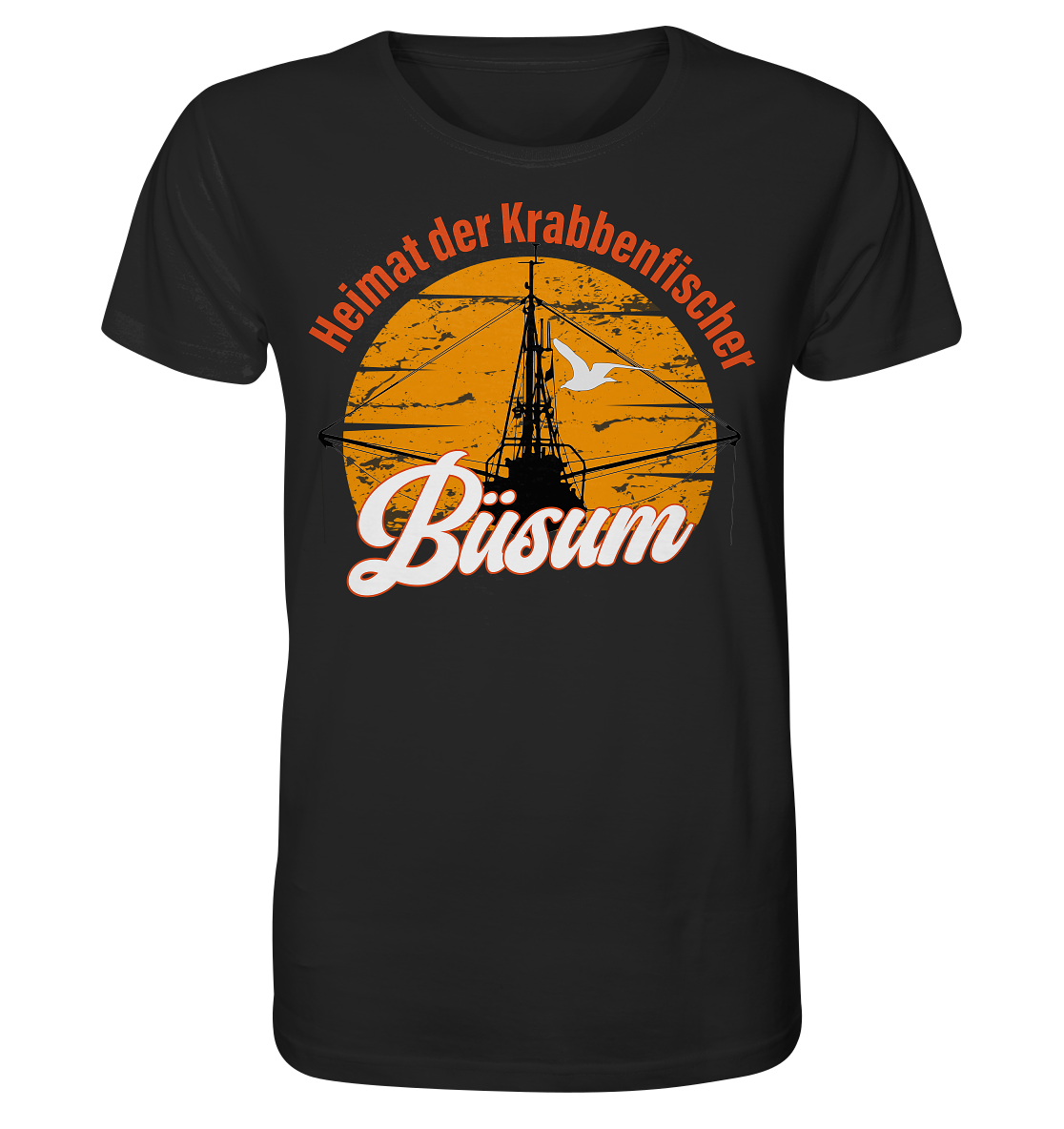 Büsum Heimat der Krabbenfischer - Herren Premium Bio T-Shirt