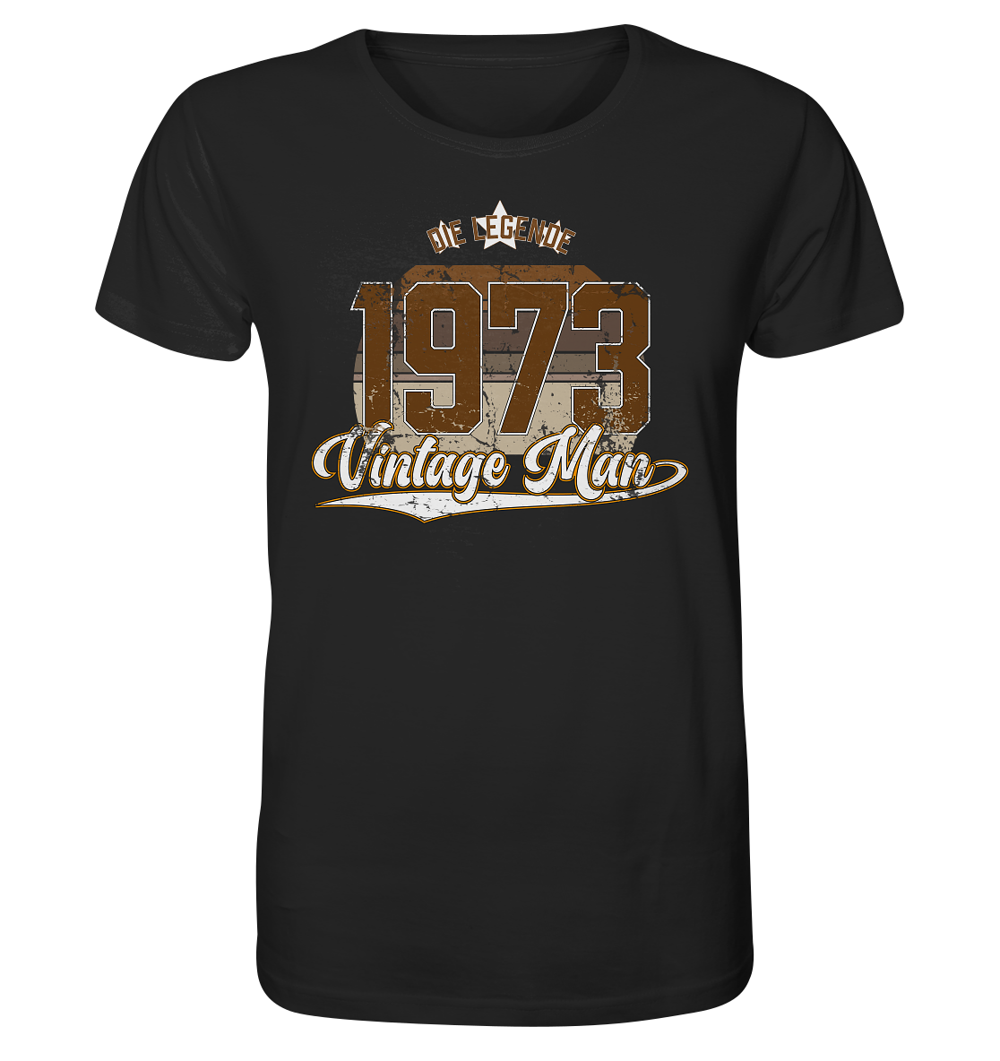 Vintage Man 1973 50.Geburtstag - Herren Premium Bio T-Shirt