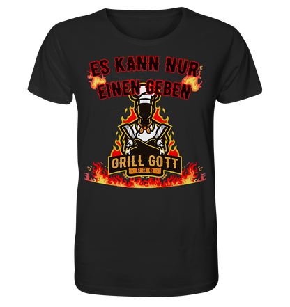 BBQ Grill Gott Es kann nur einen geben - Herren Premium Bio T-Shirt