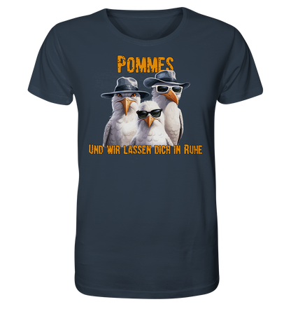 Pommes und wir lassen dich in Ruhe Möwen - Herren Premium Bio T-Shirt