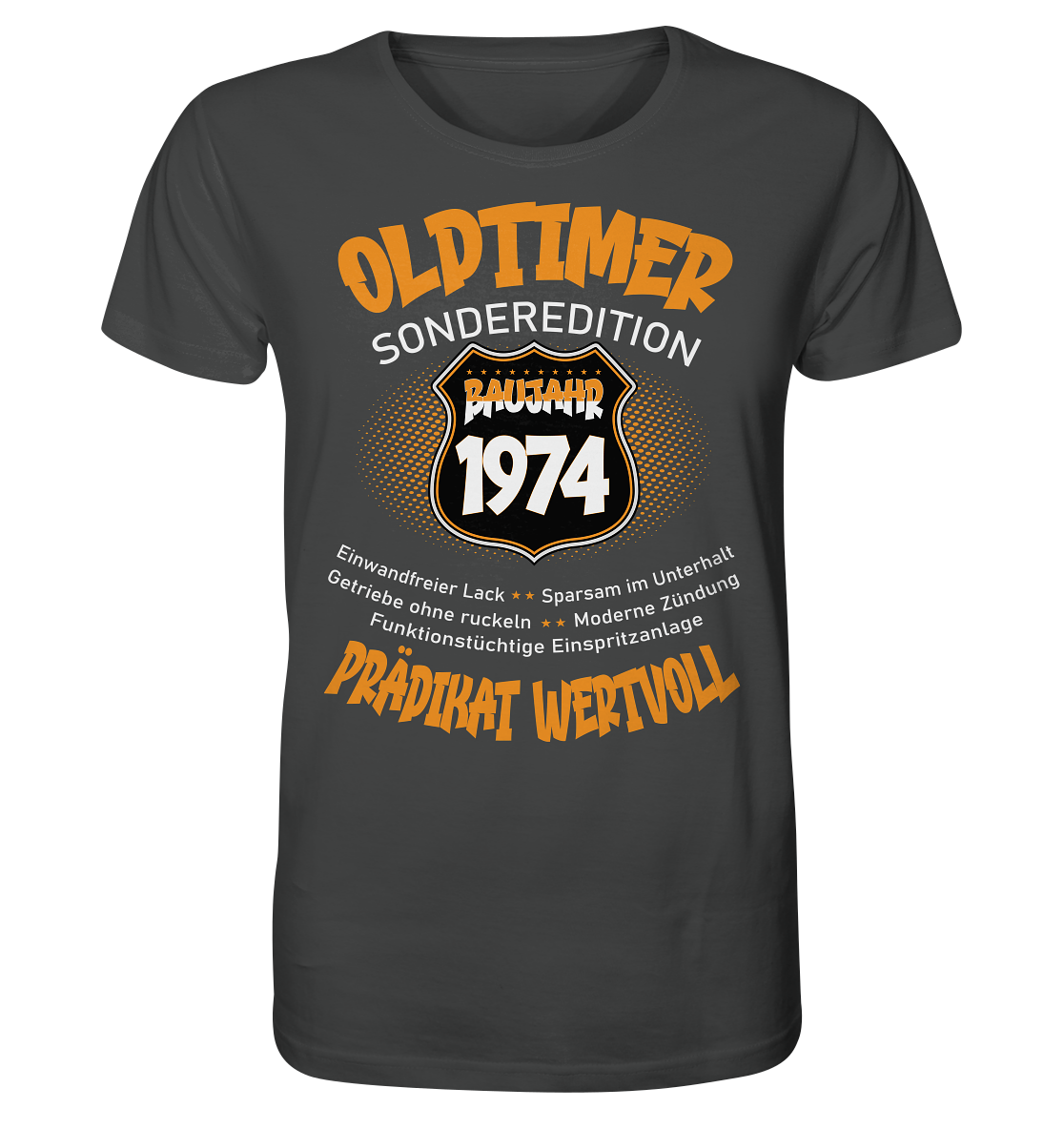 50 Geburtstag Oldtimer Baujahr 1974 - Herren Premium Bio T-Shirt