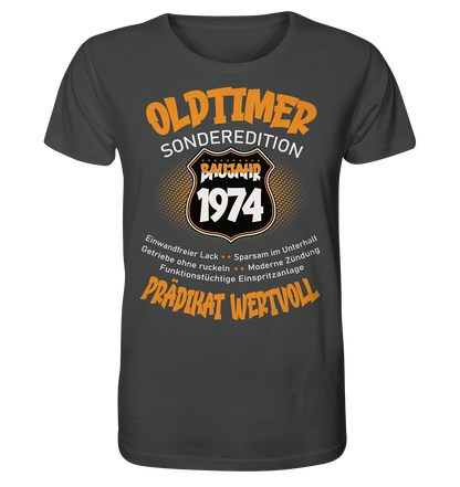 50 Geburtstag Oldtimer Baujahr 1974 - Herren Premium Bio T-Shirt