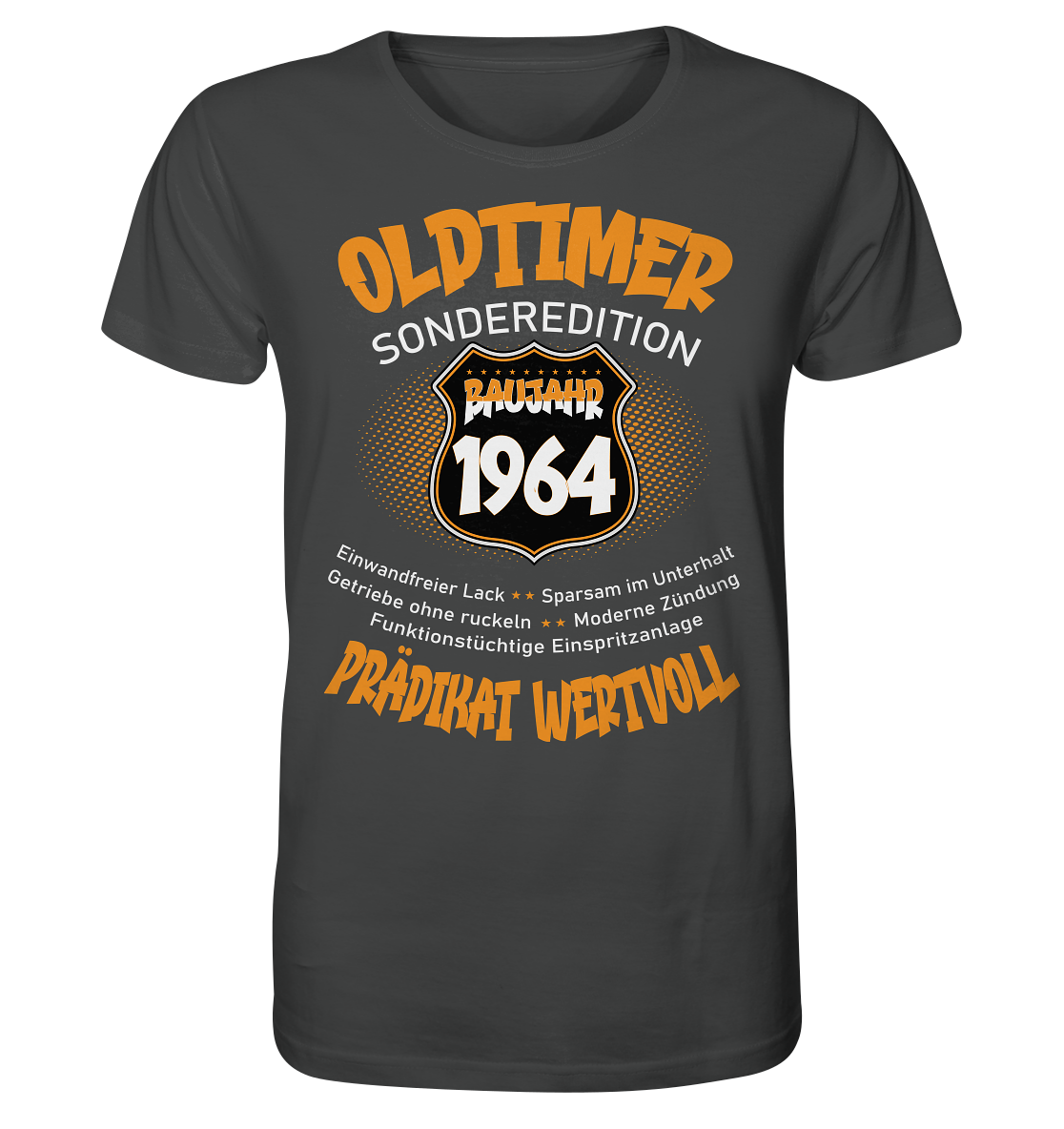 60 Geburtstag Oldtimer Baujahr 1964 - Herren Premium Bio T-Shirt