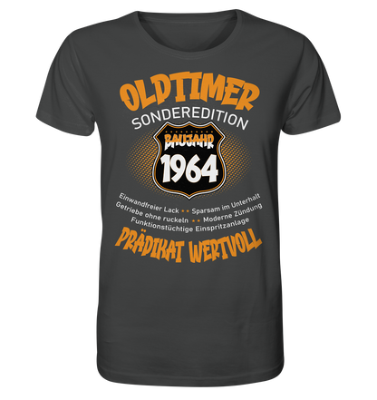 60 Geburtstag Oldtimer Baujahr 1964 - Herren Premium Bio T-Shirt