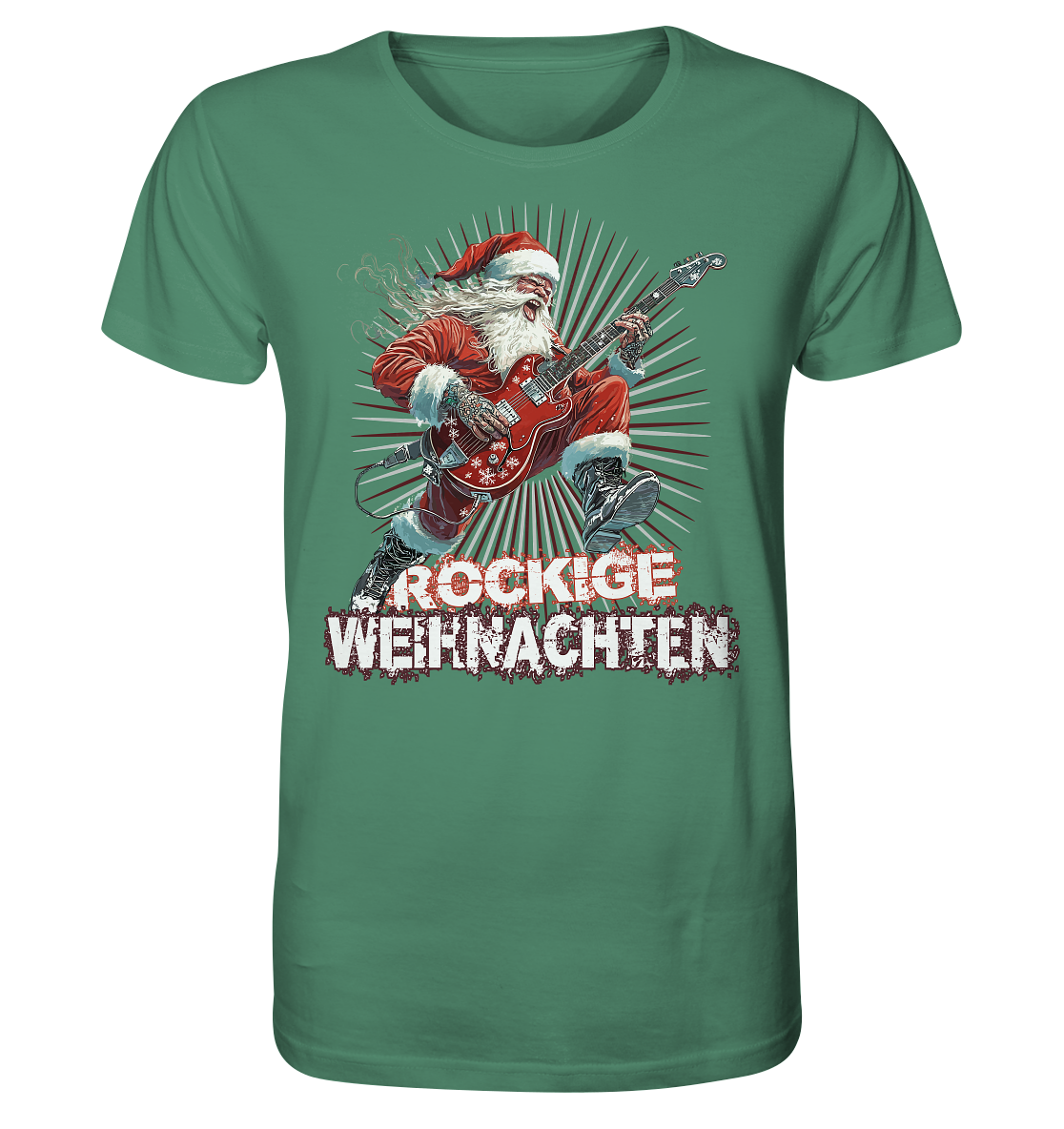 Rockige Weihnachten - Herren Premium Bio T-Shirt