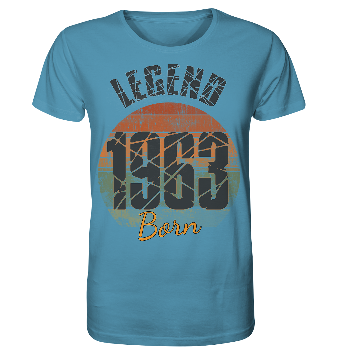 1963 born Legend 60.Geburtstag - Herren Premium Bio Shirt