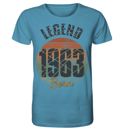 1963 born Legend 60.Geburtstag - Herren Premium Bio Shirt