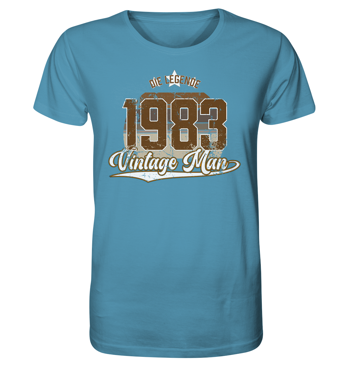 Vintage Man 1983 40.Geburtstag - Herren Premium Bio T-Shirt