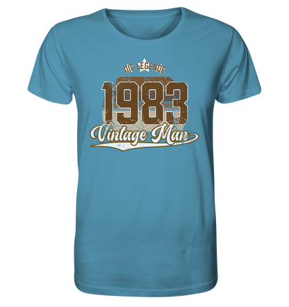 Vintage Man 1983 40.Geburtstag - Herren Premium Bio T-Shirt