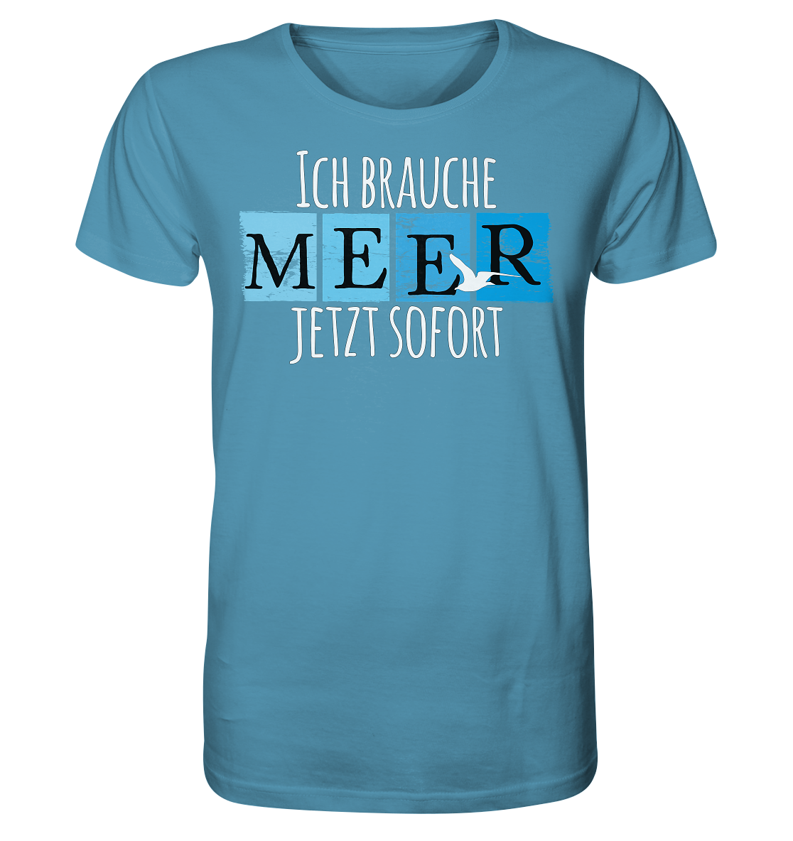 Ich brauche Meer jetzt sofort - Herren Premium Bio T-Shirt