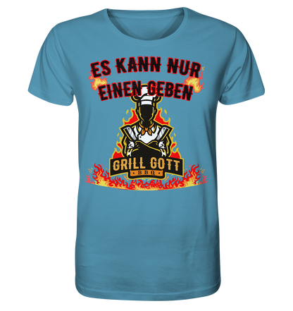 BBQ Grill Gott Es kann nur einen geben - Herren Premium Bio T-Shirt