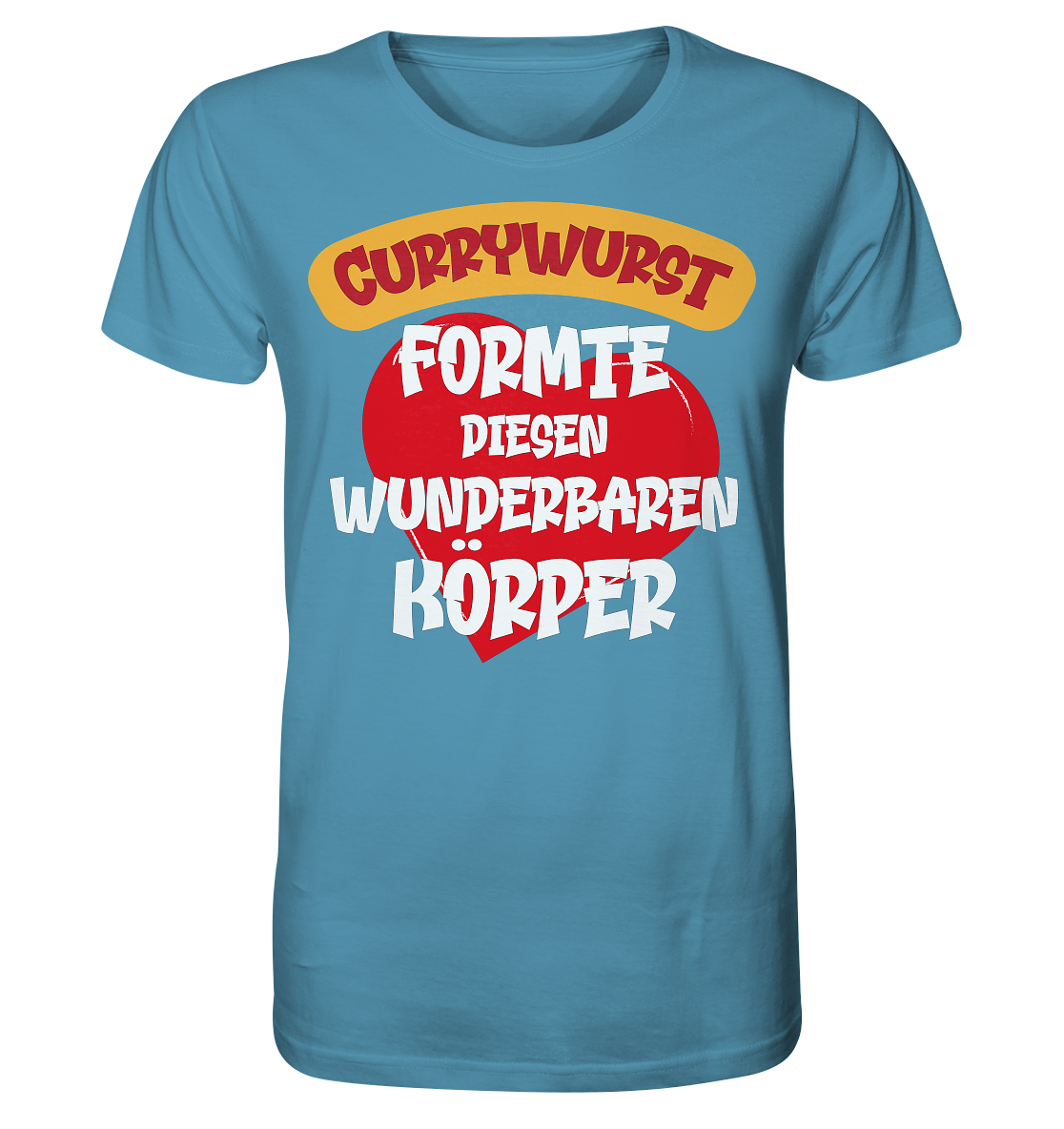 Currywurst formte diesen Körper - Herren Premium Bio T-Shirt