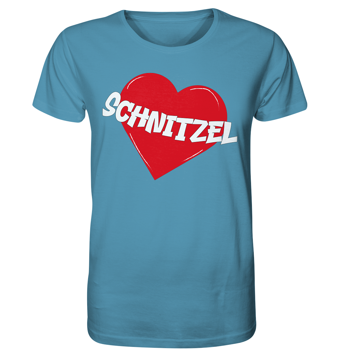 Schnitzel Herz - Herren Premium Bio T-Shirt