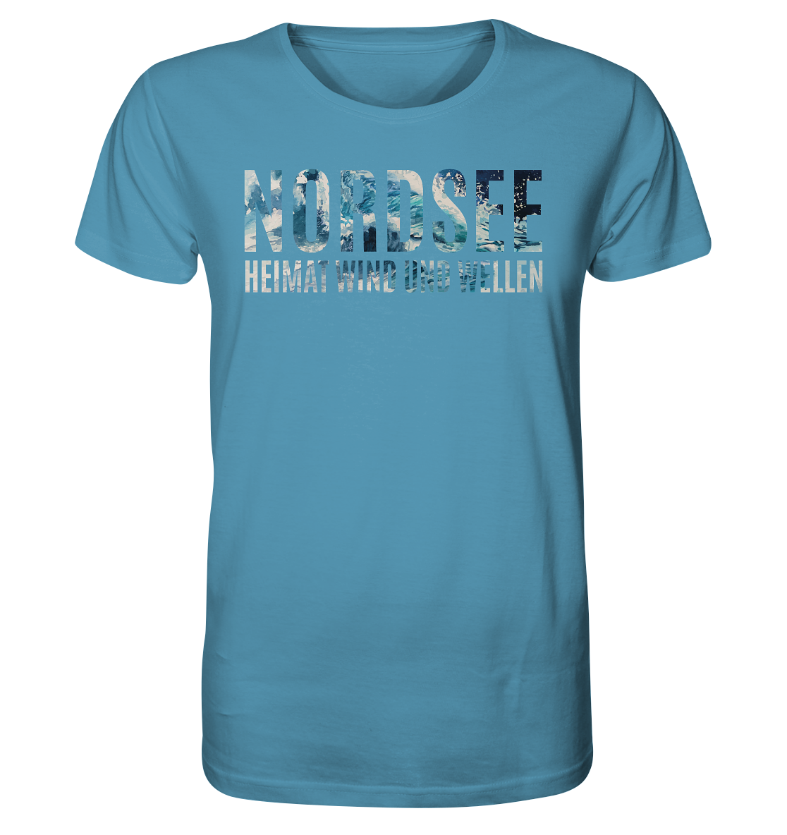 Nordsee Heimat Wind und Wellen - Herren Premium Bio T-Shirt