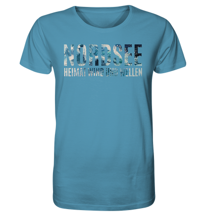 Nordsee Heimat Wind und Wellen - Herren Premium Bio T-Shirt