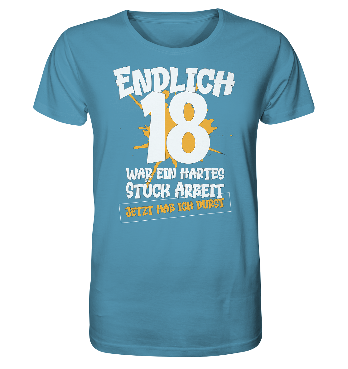 Endlich 18 18. Geburtstag - Herren Premium Bio T-Shirt