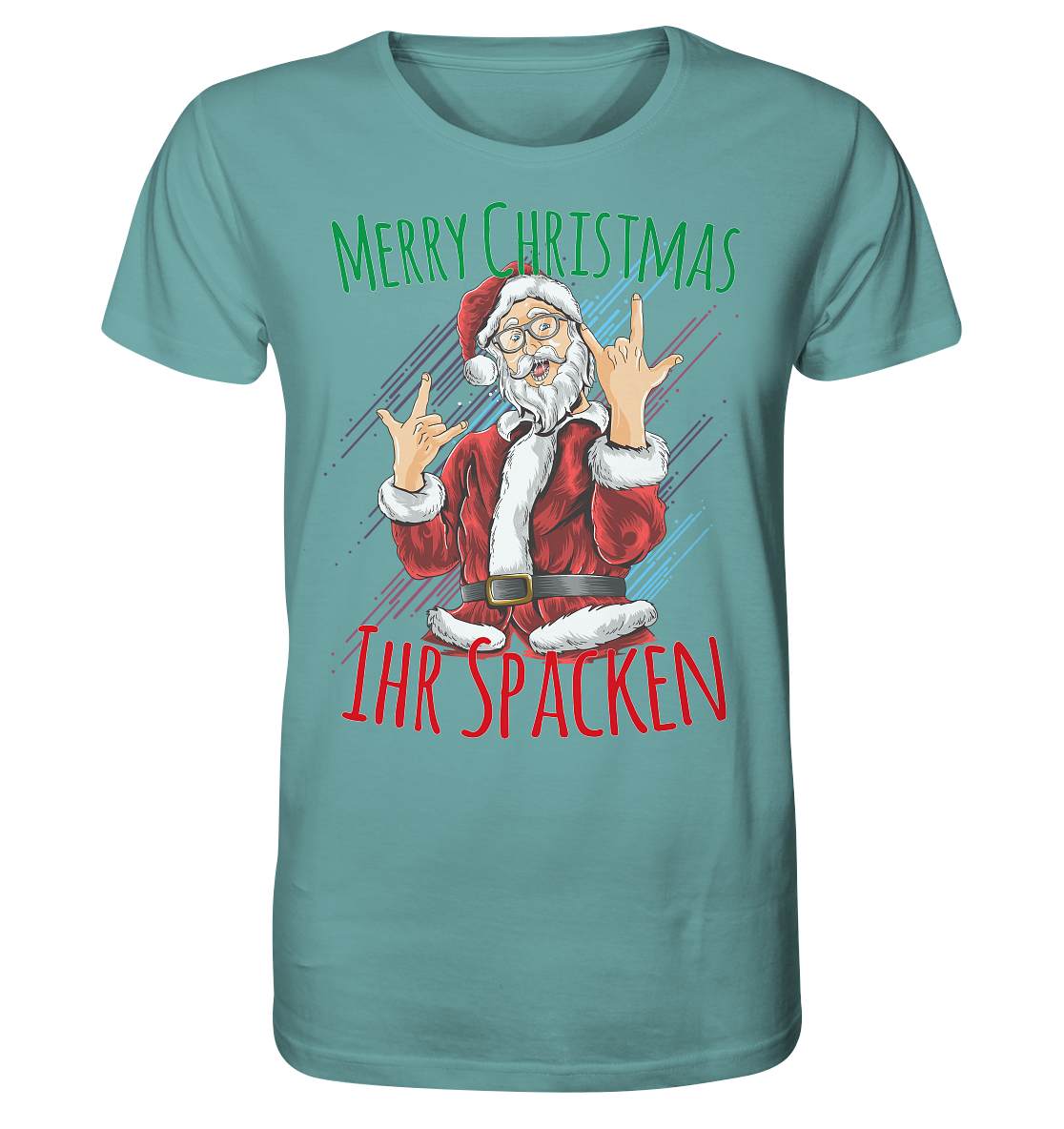 Merry Christmas Ihr Spacken - Herren Premium Bio T-Shirt