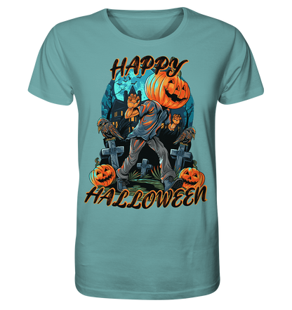 Happy Halloween Kürbiskopf - Herren Premium Bio T-Shirt