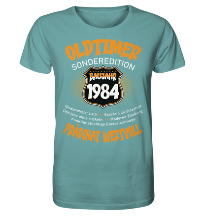 40 Geburtstag Oldtimer Baujahr 1984 - Herren Premium Bio Shirt