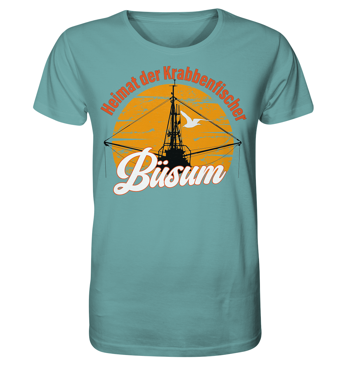 Büsum Heimat der Krabbenfischer - Herren Premium Bio T-Shirt