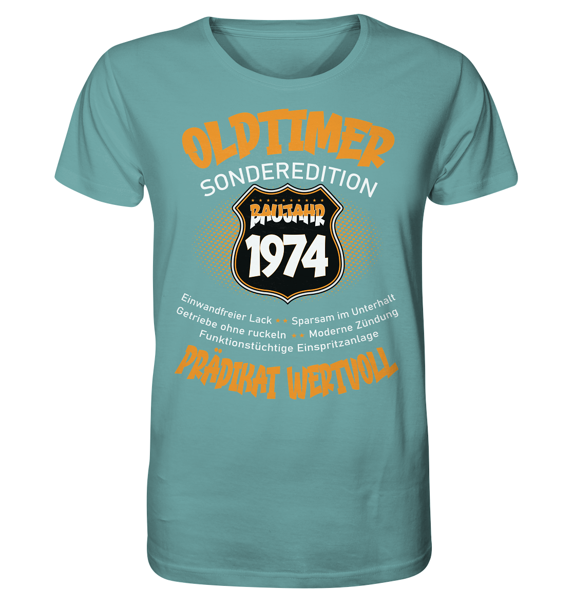 50 Geburtstag Oldtimer Baujahr 1974 - Herren Premium Bio T-Shirt