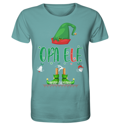 Opa Elf Weihnachten - Herren Premium Bio T-Shirt