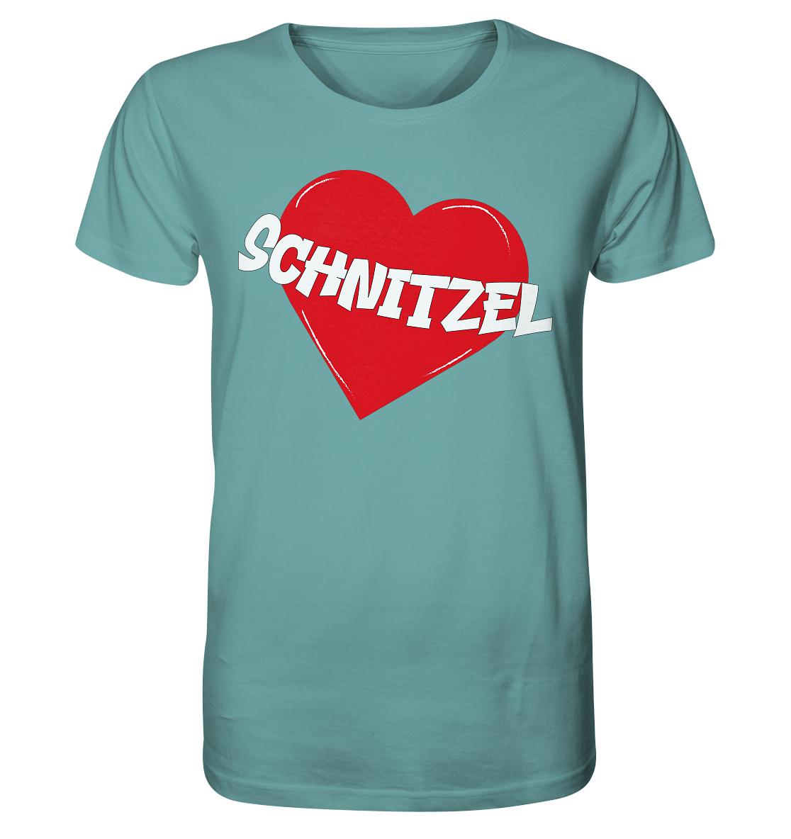 Schnitzel Herz - Herren Premium Bio T-Shirt