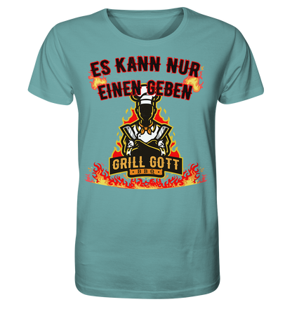 BBQ Grill Gott Es kann nur einen geben - Herren Premium Bio T-Shirt