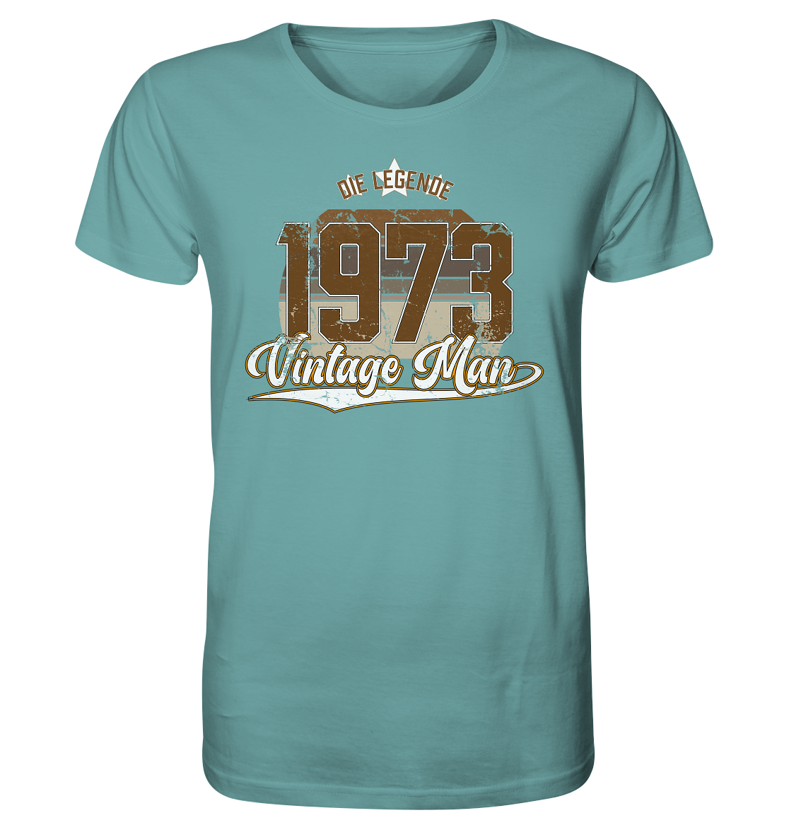 Vintage Man 1973 50.Geburtstag - Herren Premium Bio T-Shirt